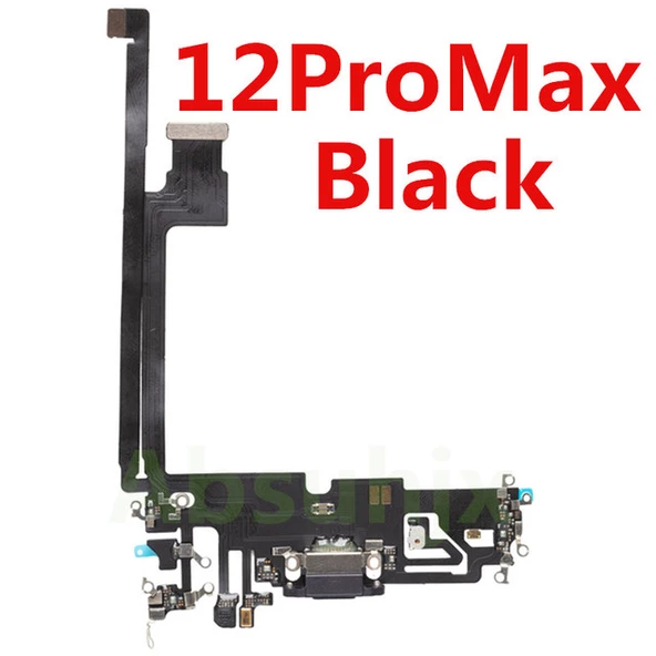 iPhone 12 PRO MAX FULL Şarj Soketi (SİYAH)