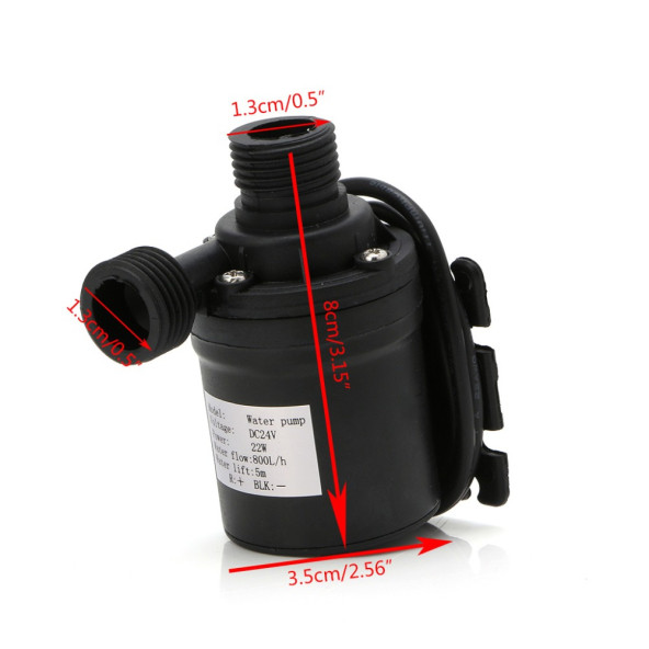 12 VOLT MİNİ DALGIÇ SU POMPASI (SAATTE 800 LİTRE POMPALAMA) - 7