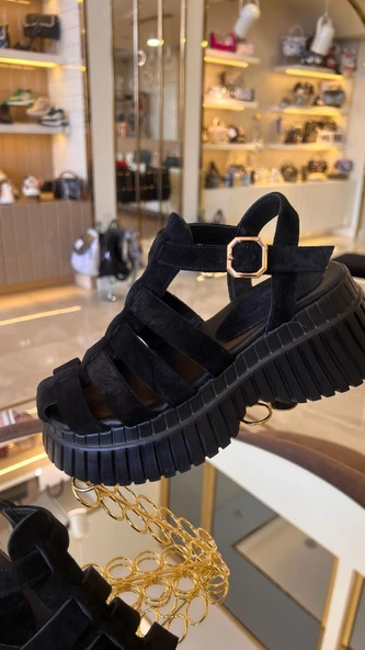 Duygushoesbag  Hakiki Deri Kadın Sandalet - 2