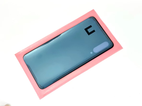 Xiaomi Mi 9 Arka Kapak Batarya Pil Kapağı (CAM+B-7000) MAVİ - Resim 3