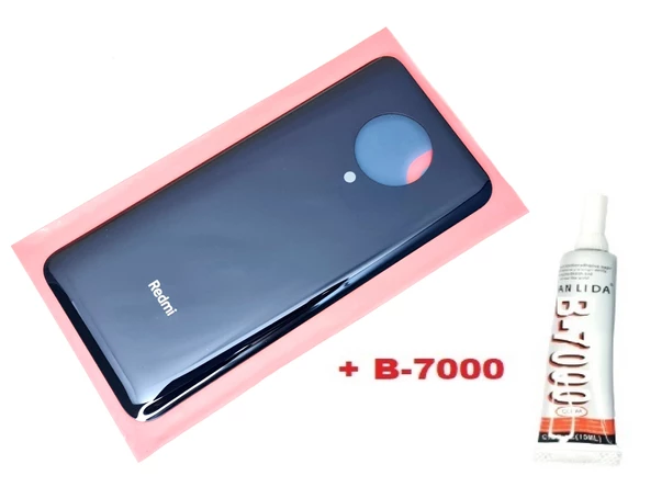 Xiaomi POCO F2 PRO Arka Kapak Batarya Pil Kapağı (CAM+B-7000) SİYAH