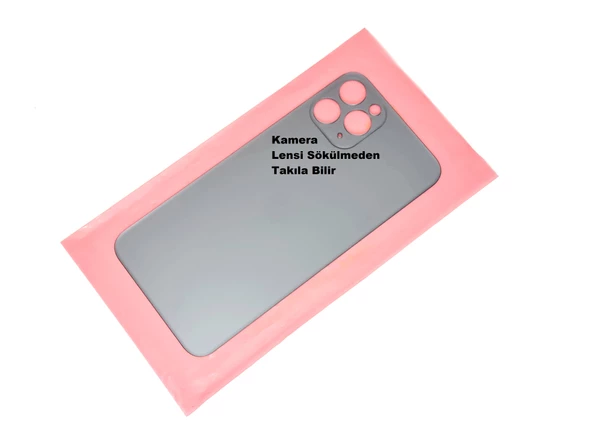 iPhone 11 PRO Arka Pil Batarya Kapağı (CAM+B-7000) MAVİ - Resim 2