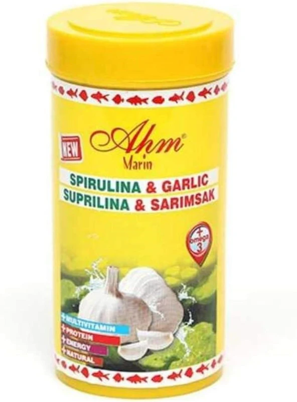 Spirulina Garlic Sarımsaklı 100ml Balık Yemi