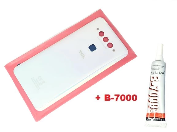 Tcl 10L (T770H) Arka Pil Batarya Kapağı (CAM+B-7000) BEYAZ
