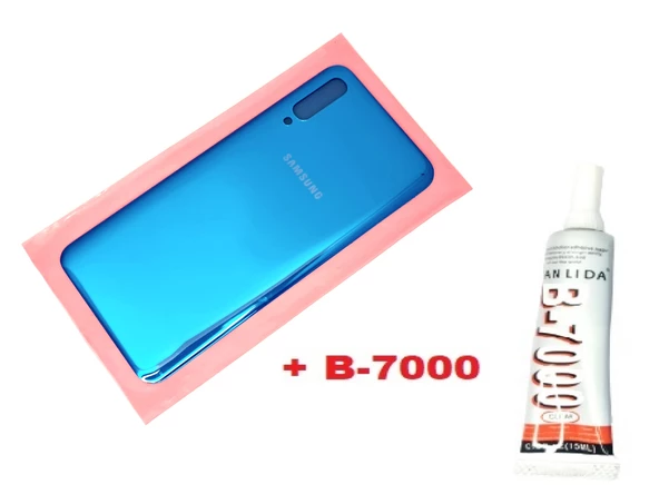 Samsung Galaxy A50 A505 Arka Pil Batarya Kapağı (B-7000) MAVİ