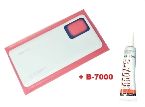 Xiaomi Mi 11T PRO Arka Pil kapağı (CAM+B-7000) BEYAZ
