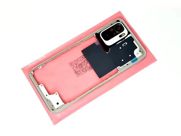 Xiaomi Redmi NOTE 10 (4G) KASA Arka Pil Batarya Kapağı (TAMİR SETİ) BEYAZ - 3