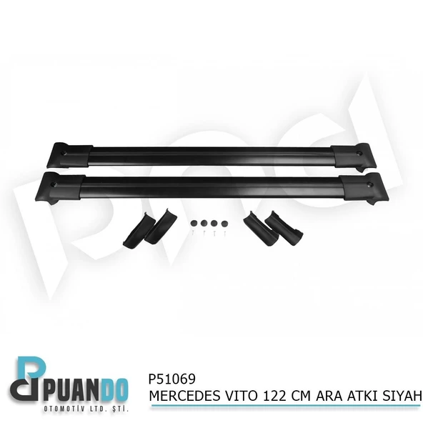 Mercedes Vito 122cm Ara Atkı Siyah Pnd - Resim 2