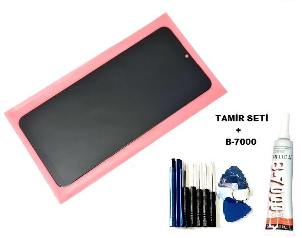 Samsung Galaxy A04S (A047F) Lcd Ekran Dokunmatik ORJİNAL (B-7000+Tamir Seti)