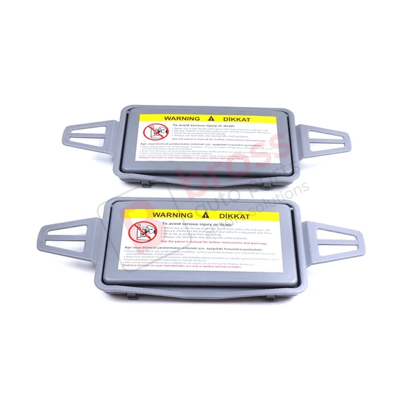 Mercedes W210 W211 İçin 2 Adet Gri Renk Güneşlik Makyaj Ayna Kapağı Aynalı 2108102510 2118100410 - 4