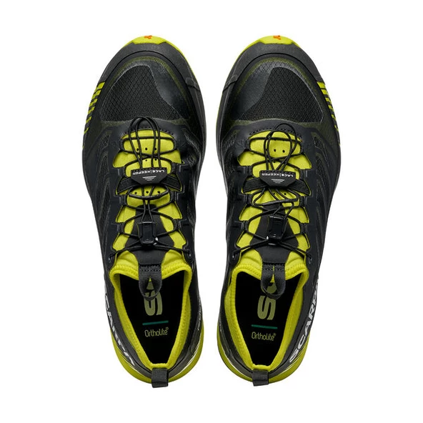 Scarpa Ribelle Run Erkek Koşu Ayakkabısı Black-Lime - 6