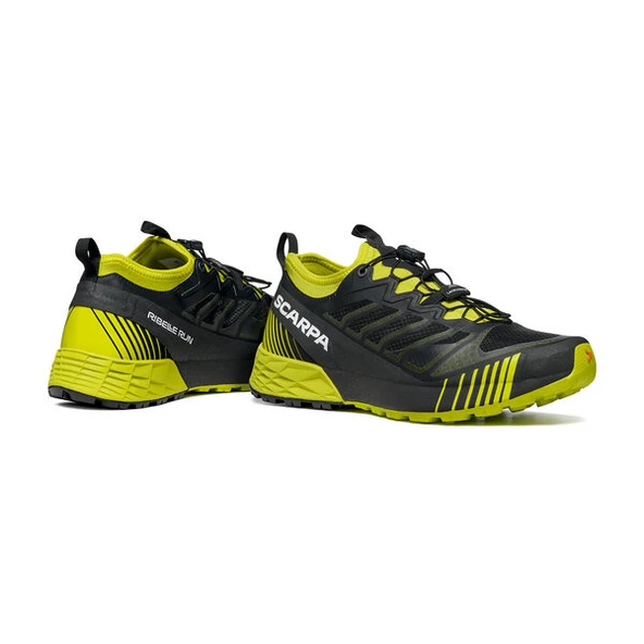 Scarpa Ribelle Run Erkek Koşu Ayakkabısı Black-Lime - 7