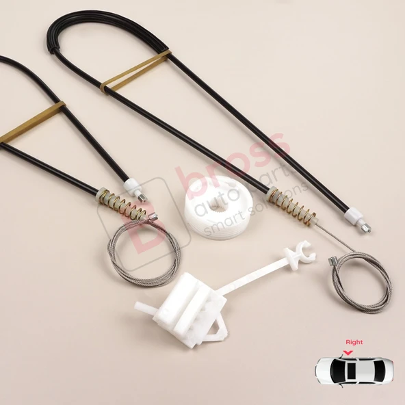 Iveco Stralis MK1 EuroCargo EuroTech EuroTrakker Truck 504040988 İçin Sağ Kapı Cam Kriko Tamir Seti - Resim 5