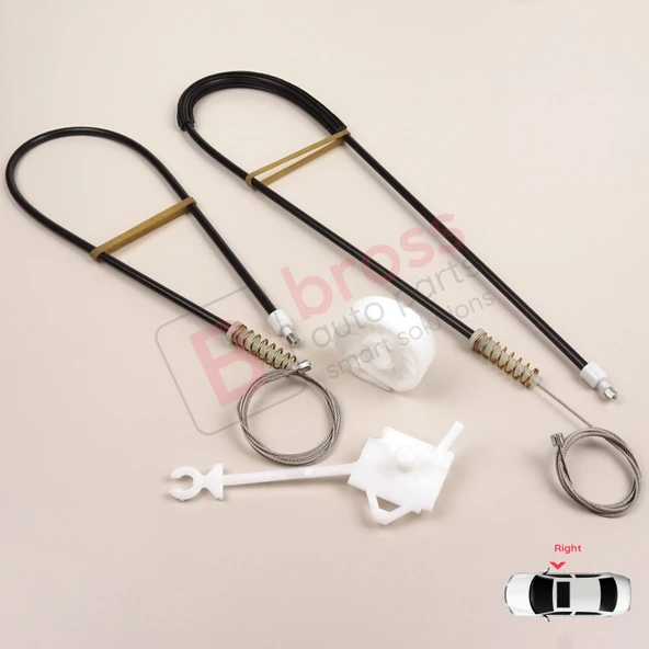 Iveco Stralis MK1 EuroCargo EuroTech EuroTrakker Truck 504040988 İçin Sağ Kapı Cam Kriko Tamir Seti - Resim 2