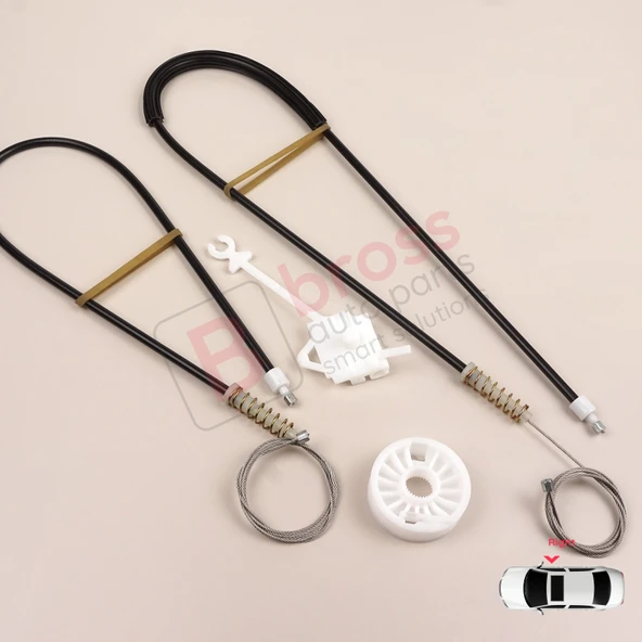 Iveco Stralis MK1 EuroCargo EuroTech EuroTrakker Truck 504040988 İçin Sağ Kapı Cam Kriko Tamir Seti - Resim 3