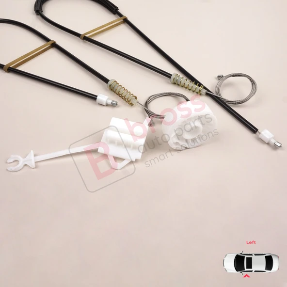 Iveco Stralis MK1 EuroCargo EuroTech EuroTrakker Truck 504040989 İçin Sol Kapı Cam Kriko Tamir Seti - Resim 5