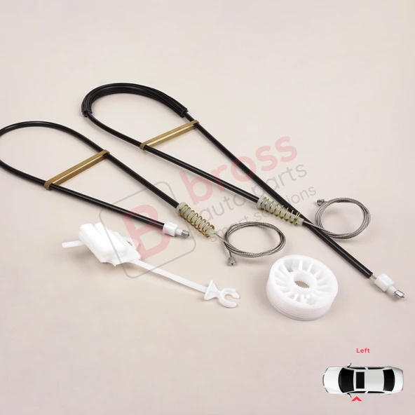 Iveco Stralis MK1 EuroCargo EuroTech EuroTrakker Truck 504040989 İçin Sol Kapı Cam Kriko Tamir Seti - Resim 3