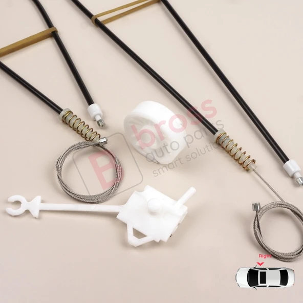 Iveco Stralis MK1 EuroCargo EuroTech EuroTrakker Truck 504040988 İçin Sağ Kapı Cam Kriko Tamir Seti ürün görseli 1