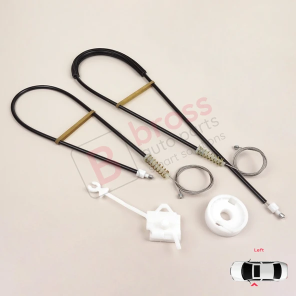 Iveco Stralis MK1 EuroCargo EuroTech EuroTrakker Truck 504040989 İçin Sol Kapı Cam Kriko Tamir Seti ürün görseli 1