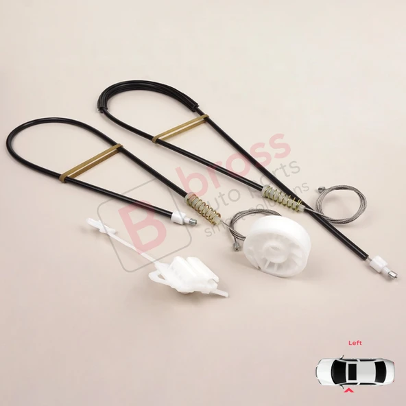 Iveco Stralis MK1 EuroCargo EuroTech EuroTrakker Truck 504040989 İçin Sol Kapı Cam Kriko Tamir Seti - Resim 4