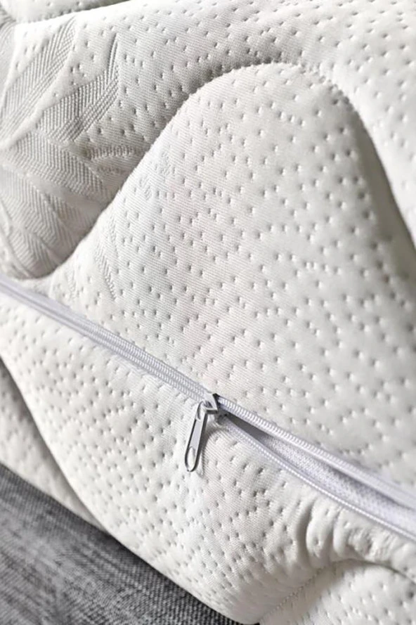 Niron Slim Pocket Yatak Seti - 90x190 Tek Kişilik Paket Yaylı Yatak, Metal Baza ve Başlık Takımı - 3