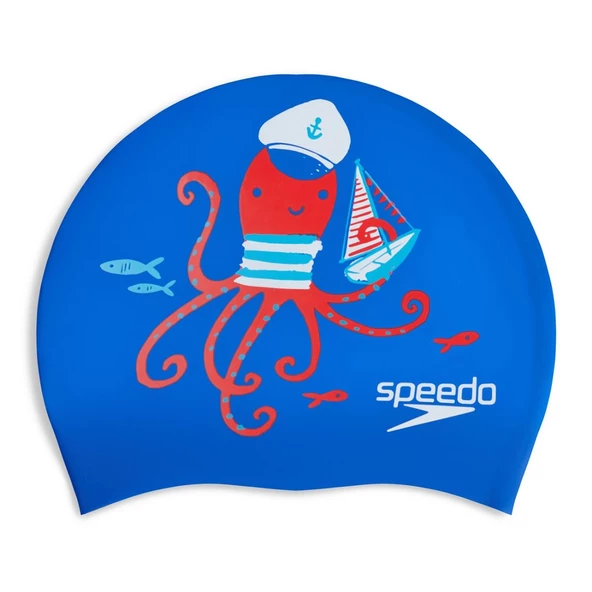 Speedo Çocuk Bonesi (Mavi/Kırmızı)