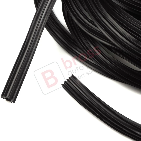 Cam Kriko Çelik Kablo Halat Ses Yalıtımı Kalın Yıldız Kauçuk Koruma 6 mm Delik 10 Metre - Resim 5