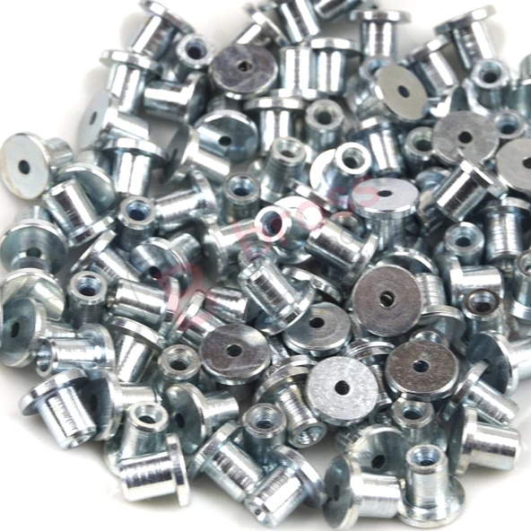 ECR019 Cam Kriko Kablo Halat Uç Pimi Tutma Perçini 8x6.7/1.7 mm mm 100 Adet - Resim 3