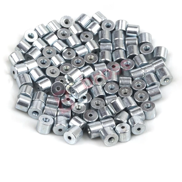 BCR017 Cam Kriko Kablo Halat Uç Pimi Tutma Perçini 6.5x5.5/1.7 mm 100 Adet - Resim 3