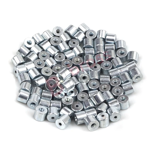 BCR017 Cam Kriko Kablo Halat Uç Pimi Tutma Perçini 6.5x5.5/1.7 mm 100 Adet - Resim 4