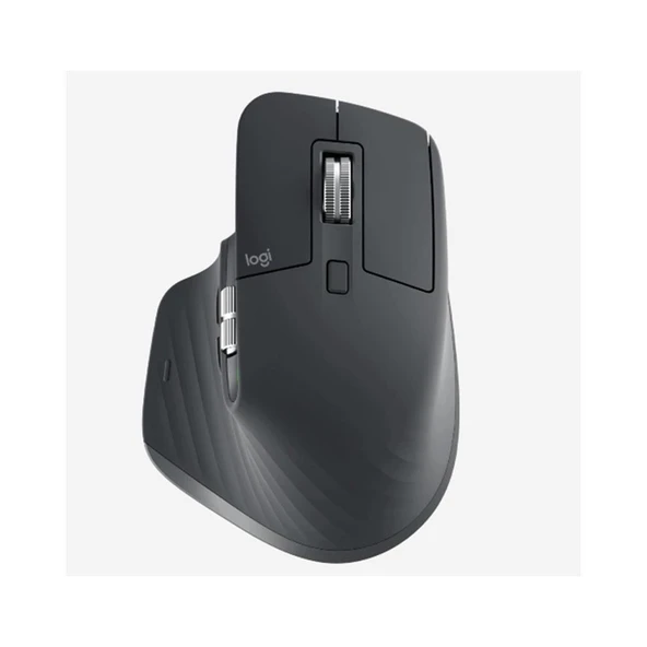 LOGİTECH MX MASTER 3S PERFORMANS 8.000 DPI OPTİK SENSÖRLÜ SESSİZ KABLOSUZ MOUSE SİYAH 910-006559 ürün görseli 1