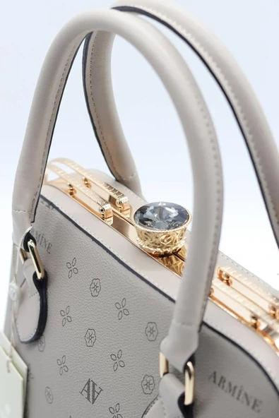 Armine 339 Kadın Baskılı El & Omuz Çantası - 9