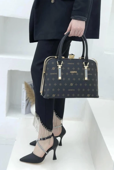 Armine 339 Kadın Baskılı El & Omuz Çantası - 3