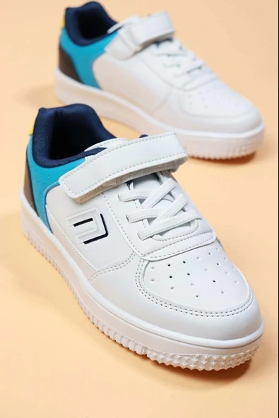 Cool Abel Erkek Çocuk Cırtlı Günlük Sneaker Spor Ayakkabı - Resim 3