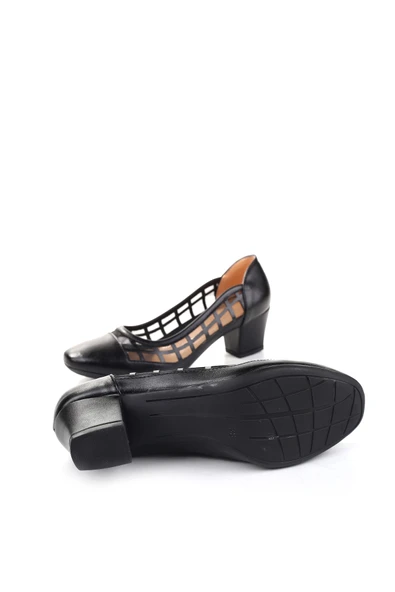 GoldStep 8668 Günlük Rahat Fileli 5 Cm Topuklu Kadın Ayakkabı - Resim 5