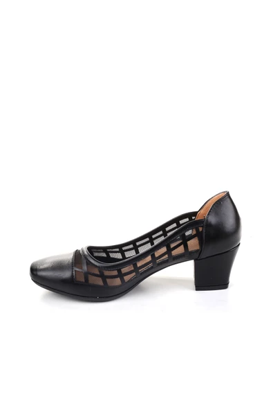 GoldStep 8668 Günlük Rahat Fileli 5 Cm Topuklu Kadın Ayakkabı - Resim 3