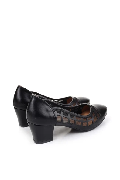 GoldStep 8668 Günlük Rahat Fileli 5 Cm Topuklu Kadın Ayakkabı - Resim 4