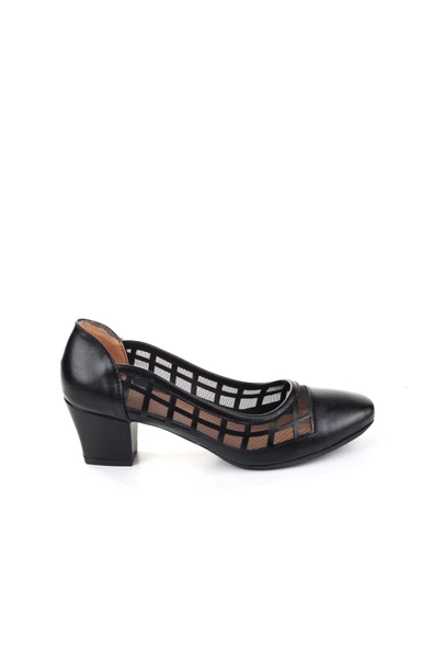 GoldStep 8668 Günlük Rahat Fileli 5 Cm Topuklu Kadın Ayakkabı - Resim 2