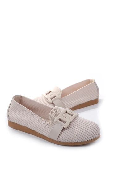 Sedef 202 Anatomik Taban Günlük Rahat Triko Kadın Babet Ayakkabı - Resim 2