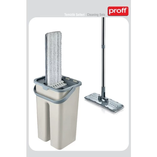 Proff Style Flat Mop Seti Beyaz Renk