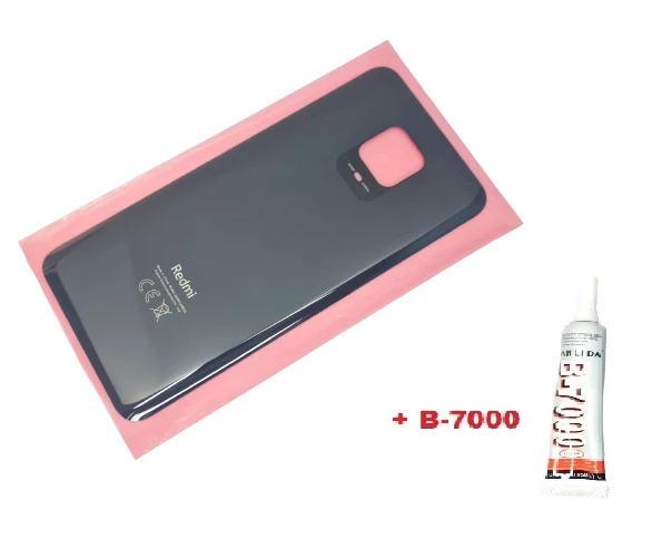 Tkgz Xiaomi Redmi NOTE 9S Arka Kapak (CAM+B-7000) SİYAH