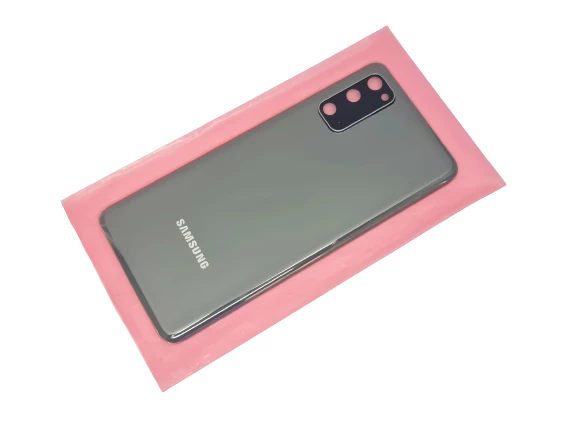 Samsung Galaxy S20 Arka Pil Batarya Kapağı (CAM FULL LENSLİ ORJİNAL) SİYAH