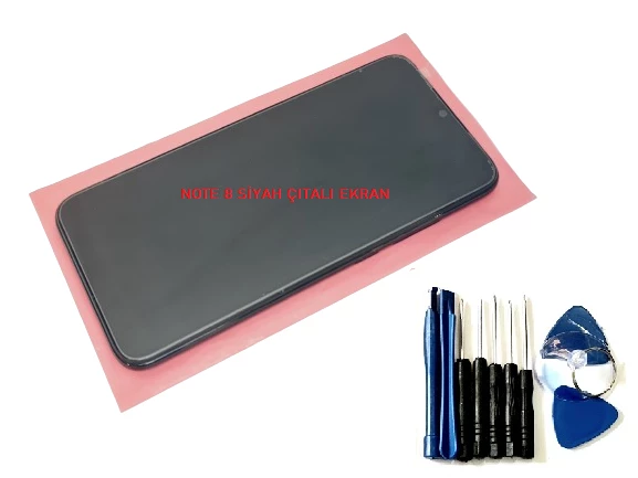 Xiaomi Redmi NOTE 8 Lcd Ekran Dokunmatik Orijinal (ÇITALI SİYAH) Tamir Seti
