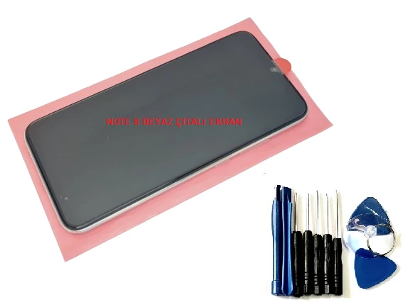 Xiaomi Redmi NOTE 8 Lcd Ekran Dokunmatik Orijinal (ÇITALI BEYAZ) Tamir Seti