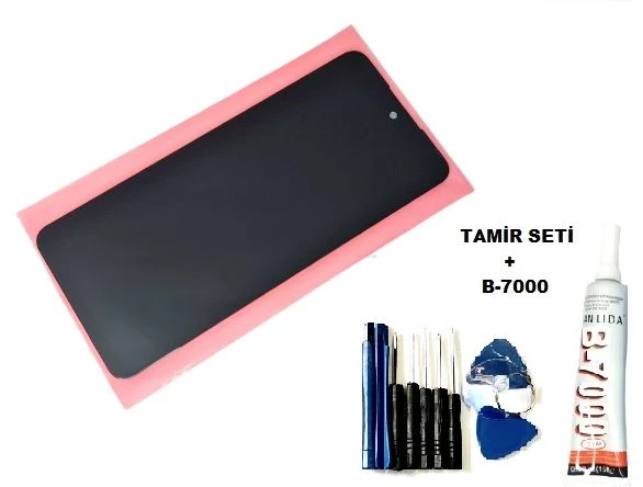 Tecno spark 7 PRO Lcd Dokunmatik Ekran Kf8 Orijinal + B-7000 Tamir Seti