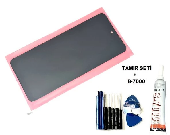 Tecno Pova 5 Lcd Ekran Dokunmatik LH7n Orijinal + B-7000+Tamir Seti