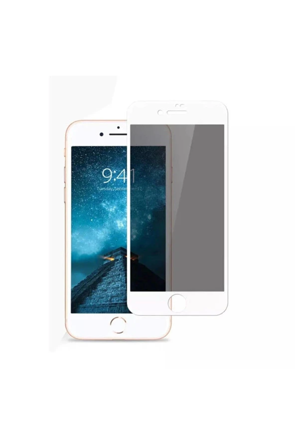 Joyroom JM221 iPhone 7/8 2.5D Privacy Hayalet Ekran Koruyucu Beyaz ürün görseli