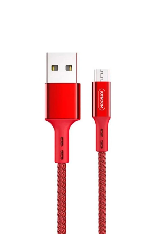 Joyroom S-M351 Mikro Şarj ve Data Kablosu 1M Kırmızı ürün görseli