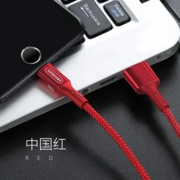 Joyroom S-M351 Mikro Şarj ve Data Kablosu 1M Kırmızı - Resim 3