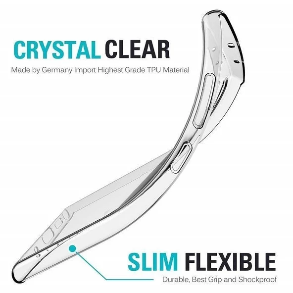 İphone 7-8 Esnek Şeffaf Silikon Cep Telefonu Kılıfı - Resim 2